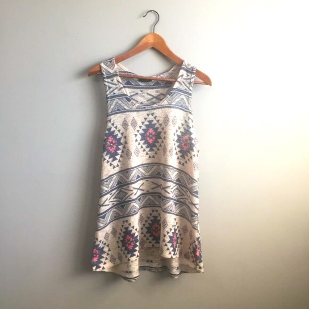 2 for $25 Eclipse Knit Racerback Aztec Top